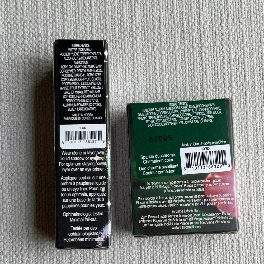 HALF MAGIC Glitter Pill - pretty puddle & possessed pearl eyeshadow single